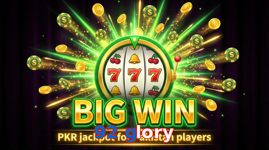 Big win animation on 92 Glory slot game